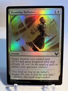 FOIL Beaming Defiance | MtG Magic Strixhaven School of Mages | English | MINT - Picture 1 of 2