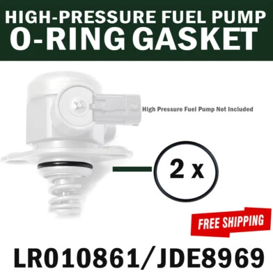 2 OEM Gasket O-Ring Seal for Jaguar Land Rover High Pressure Fuel Pump LR010861 - Image 1 of 4