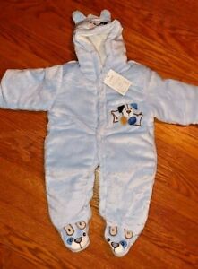 Child Baby kids blue bear Jumpsuit Costume SIZE 6M