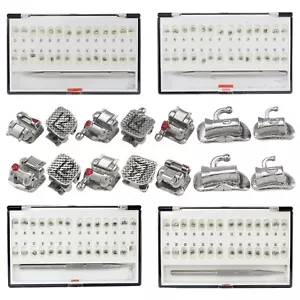 Brackets autoligables de ortodoncia dental Damon Q metal Roth MBT 022 345 - Imagen 1 de 96