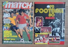 MATCH WEEKLY #1 WITH FREE GIFT TRANSIMAGE FOOTBALL 79/80 STICKER ALBUM 1979
