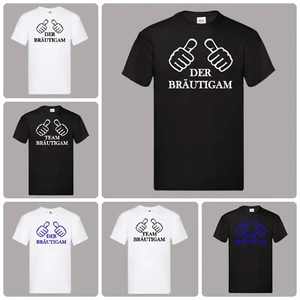 Top T-Shirt Junggesellenabschied Bräutigam, Team Bräutigam JGA Hochzeit - Bild 1 von 7