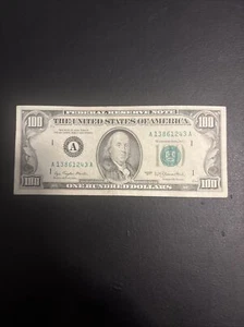 Lightly Circulated $100 bill (One Hundred Dollar Bill) - Series 1977 - Picture 1 of 2