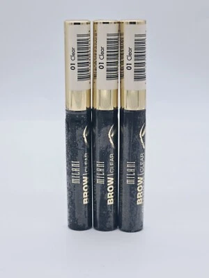  Milani Brow Shaping Clear #01 Gel Sealed. QTY:3 - Image 1 of 2