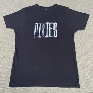 Pixies T-Shirt Herren klein schwarz Camden Roundhouse London 2018 Tour kurzarm