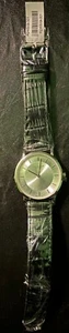 Rudiger Men's R2400-04-001 Kassel Silver Dial Black Crocodile Leather Watch - Picture 1 of 2