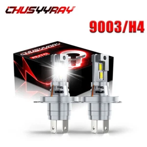 H4 LED Headlight Kit Light Bulbs High Low Beam 6000K HB2 9003 HID Xenon White - Picture 1 of 13