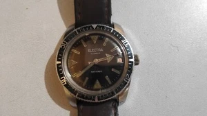 MECHANISCHE TAUCHERUHR ELECTRA-SCHLAGFEST. UHR FUNKTIONSTÜCHTIG. - Bild 1 von 11
