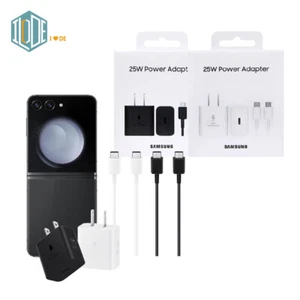 Adattatore di Alimentazione PD Originale Samsung per Z Fold6 Flip6 /25W con Cavo USB C【T2510】 - Foto 1 di 25