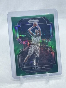 Tim Duncan 2021/22 Panini Prizm - Green Prizm #268 San Antonio Spurs - Picture 1 of 2