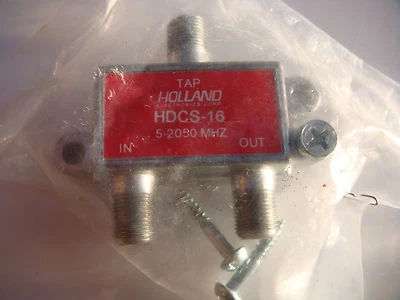LOT OF 2 NEW DISH DTV 2 WAY WIDE BAND SPLITTER HIGH FREQUENCY 5-2050 MHZ HDCS-16 - Image 1 of 3