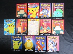 LOTTO # 13 CARTOLINE PIKACHU POKEMON NINTENDO VINTAGE 1999 GADGET POSTCARD RARE - Picture 1 of 12