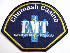 Chumash Casino EMT Patch - Santa Ynez California - FREE TRACKED US SHIPPING! - Picture 1 of 1