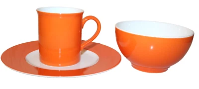 Wonderful World ORANGE 3 tlg Set Henkelbecher Bol Teller Villeroy & Boch - Bild 1 von 2