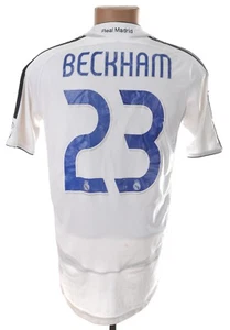 CAMISETA DE FUTBOL LOCAL REAL MADRID 2006/2007 ADIDAS TALLA S #23 BECKHAM - Imagen 1 de 9