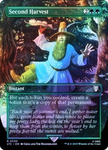MTG - Second Harvest - Silver Foil - Hildebrandt Art - Lord of the Rings - Magic - Picture 1 of 1