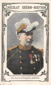 Chromo Trade Card Photo General Marie Georges Picquart Circa 1870 1913 - Picture 1 of 2