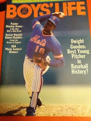 *MINT* DWIGHT GOODEN BOYS LIFE SEPTEMBER 1986 - Image 1 of 2