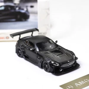 RM 1/64 Scale Mercedes-Benz AMG GTS Carbonerre Black Diecast Car Model - Picture 1 of 6