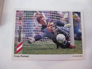 1993 Upper Deck Craig Forrest World Cup Canada Soccer Card #57 - Picture 1 of 2
