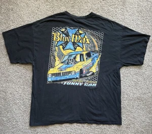 Vintage Drag Racing weltberühmtes lustiges Auto T-Shirt blau Max Herren Gr. 2XL - Bild 1 von 11