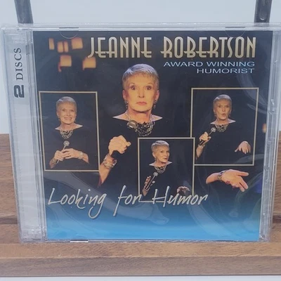 New Sealed Jeanne Robertson Looking For Humor 2 CD Set Comedy  Cracked Case  - Image 1 of 3