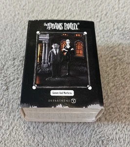 Department 56 Addams Family Gomez And Morticia 6002949 Halloween Rare Retired - Picture 1 of 15