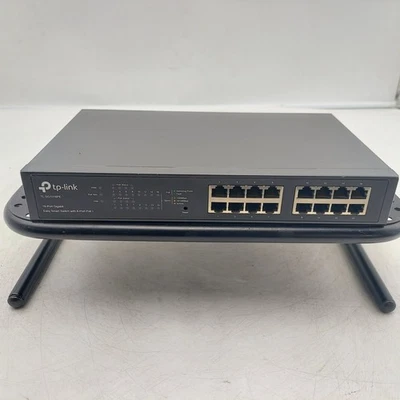 TP-Link TL-SG1016PE Ethernet Switch 16-Port Gigabit Managed - Image 1 of 4