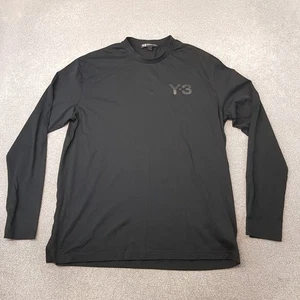 Adidas Y3 Herren T-Shirt XL Schwarz Langarm Yohji Yamaoto High Crew Neck - Bild 1 von 8