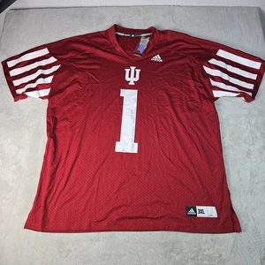 IU Hoosiers Football Jersey Size 3XL Adidas Indiana University NEW - Picture 1 of 8