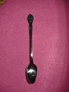 Vintage Tommee Tippee Winnie Puuh 5 1/2 Zoll Edelstahl Baby Fütterlöffel - Bild 1 von 3