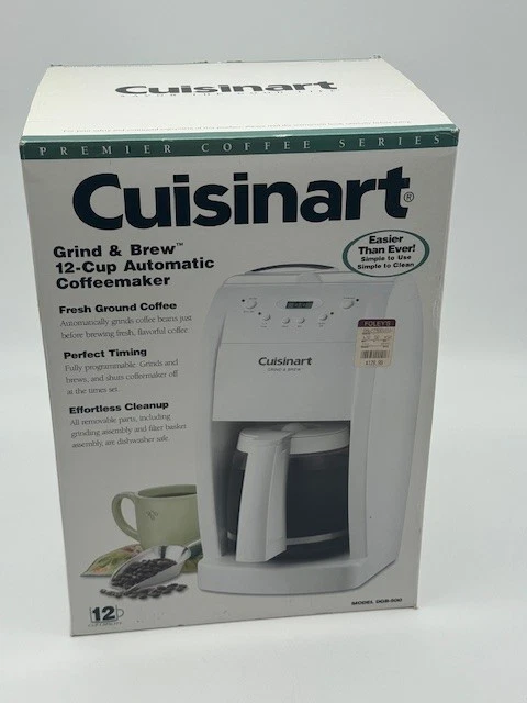 Cuisinart Coffee Maker And Grinder DGB-500 Black 12 Cup NEW IN BOX - Image 1 of 4