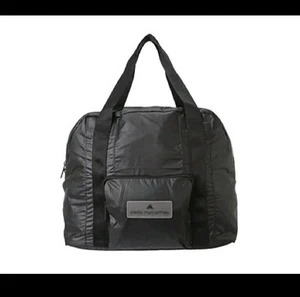 Stella McCartney Adidas Tote Bag Large Black Zips Pockets DESIGNER - Picture 1 of 21