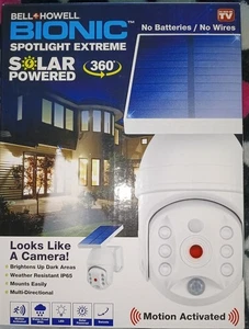 Bell Howell Bionic Spotlight Motion Activated Solar Powered - Picture 1 of 2