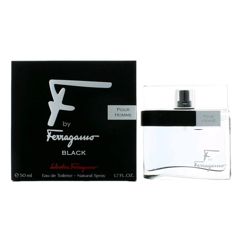 F Black de Salvatore Ferragamo, 1,7 OZ eau de toilette spray para hombre Foto 1 de 1