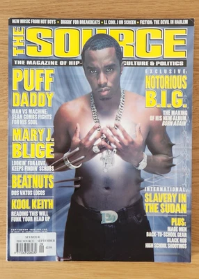 THE SOURCE HIP HOP MAGAZINE PUFF DADDY P DIDDY SEPT 1999 NO.120 (UK BARCODED) - Image 1 of 4