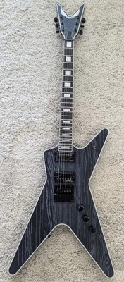 Dean Custom Run #16 ML Limited Electric Guitar Sandblasted Grey Swamp Ash Body - Image 1 of 4