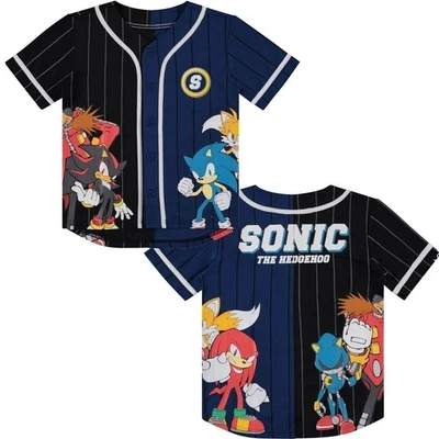 Boys Sonic The Hedgehog Baseball Jersey T-Shirt - Little and Big Boys Sizes 4-20 - Image 1 of 4