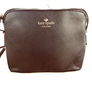 Kate Spade Payton Medium Dome Satchel Crossbody Women's Bag - Black - Picture 1 of 7