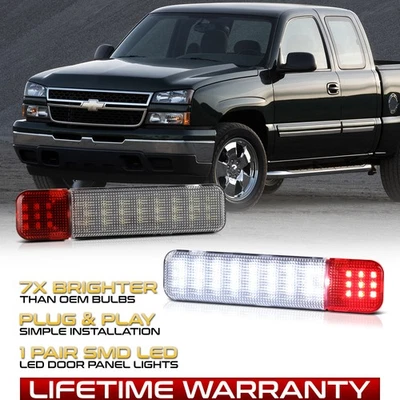 Interior Door Panel Courtesy LED Lamps For 99-07 Silverado Sierra Avalanche - Image 1 of 4