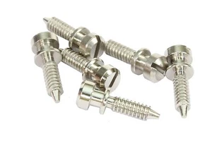 Nickel plated Intonation saddle screws for Gibson WIRED ABR-1 bridge, Set of 6 - Picture 1 of 1