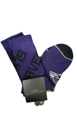NFL Baltimore Ravens Football Crew Socks Fan Gift Size Large New with Tags Cover