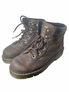 Dr Martens Burnham AW004 Black Industrial  Slip Resistant Boots Mens Size 8 - Picture 1 of 6