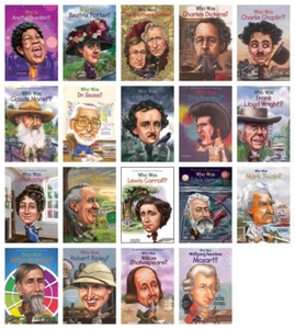 NEW Creative Minds Who Was Is Set of 19 Paperback Books Biographies Jane Austin - Imagen 1 de 2