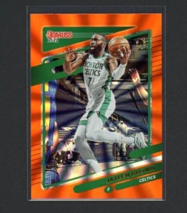 2021-22 Panini Donruss Basketball #164 Jaylen Brown Orange Laser - Picture 1 of 1
