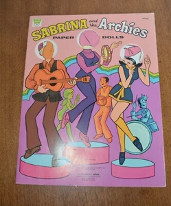 1971 SABRINA THE TEENAGE WITCH & THE ARCHIES Paper Dolls Whiteman #1 - Bild 1 von 13
