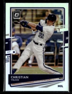 2020 Donruss Optic #129 Christian Yelich Holo - Picture 1 of 2
