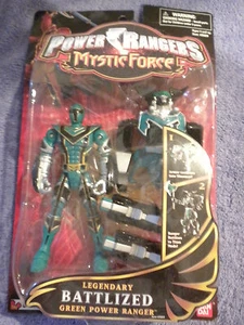 BANDAI MIGHTY MORPHIN POWER RANGERS GREEN RANGER LEGENDARY BATTLIZED NEW IN BOX - Picture 1 of 1