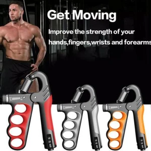 5-100KG Hand Grip Strengthener Adjustable Forearm Trainer Finger Exerciser HOT - Picture 1 of 19