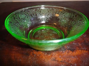 Vintage Set 6 Hazel Atlas Florentine #2 Small 4.5" Berry Bowls Ice Cream Custard - Picture 1 of 4